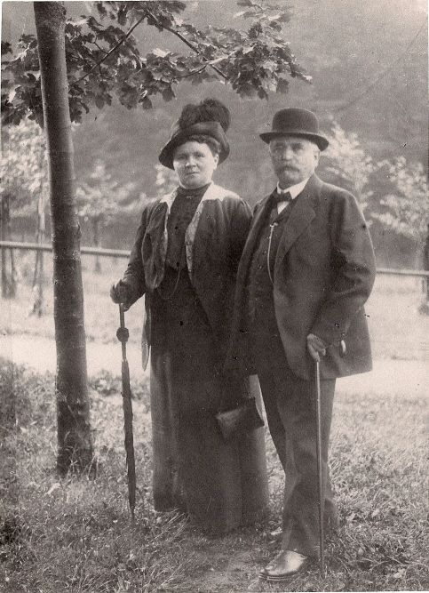Юлиуш Столле с женой Юзефой, 1914
